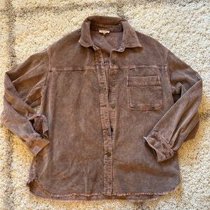 La MIEL. Oversized Button Down Shirt